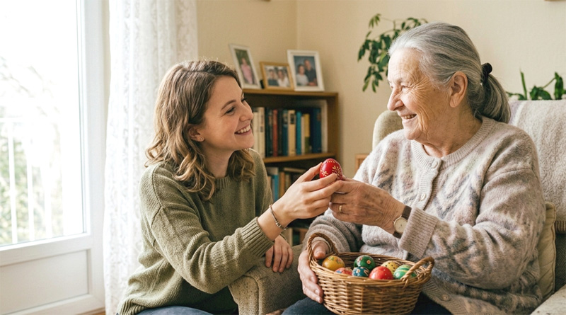 Des œufs pour nos visiteurs
